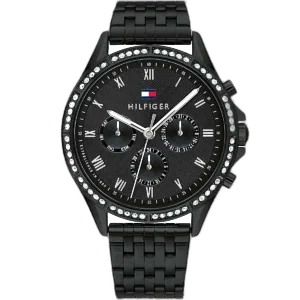 Tommy Hilfiger Watch Ari For Women - 1782144, With Black Dial and Black Stainless Steel Bracelet