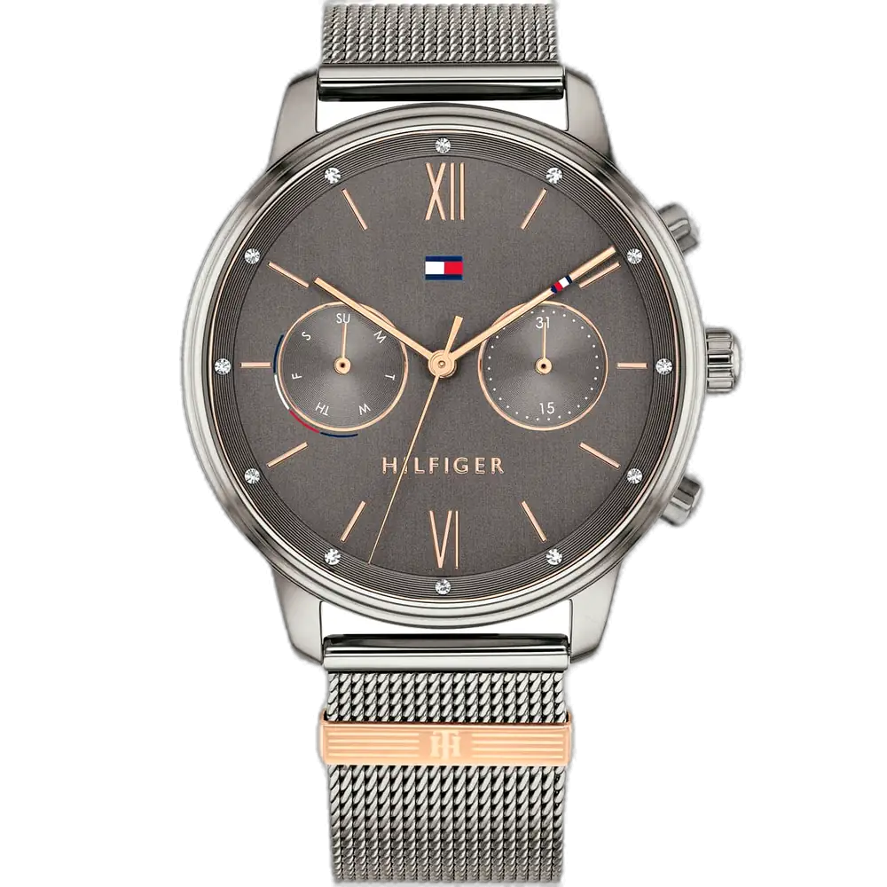 Tommy Hilfiger Watch Blake For Women - 1782304, With Gray Dial and Gray Stainless Steel Bracelet